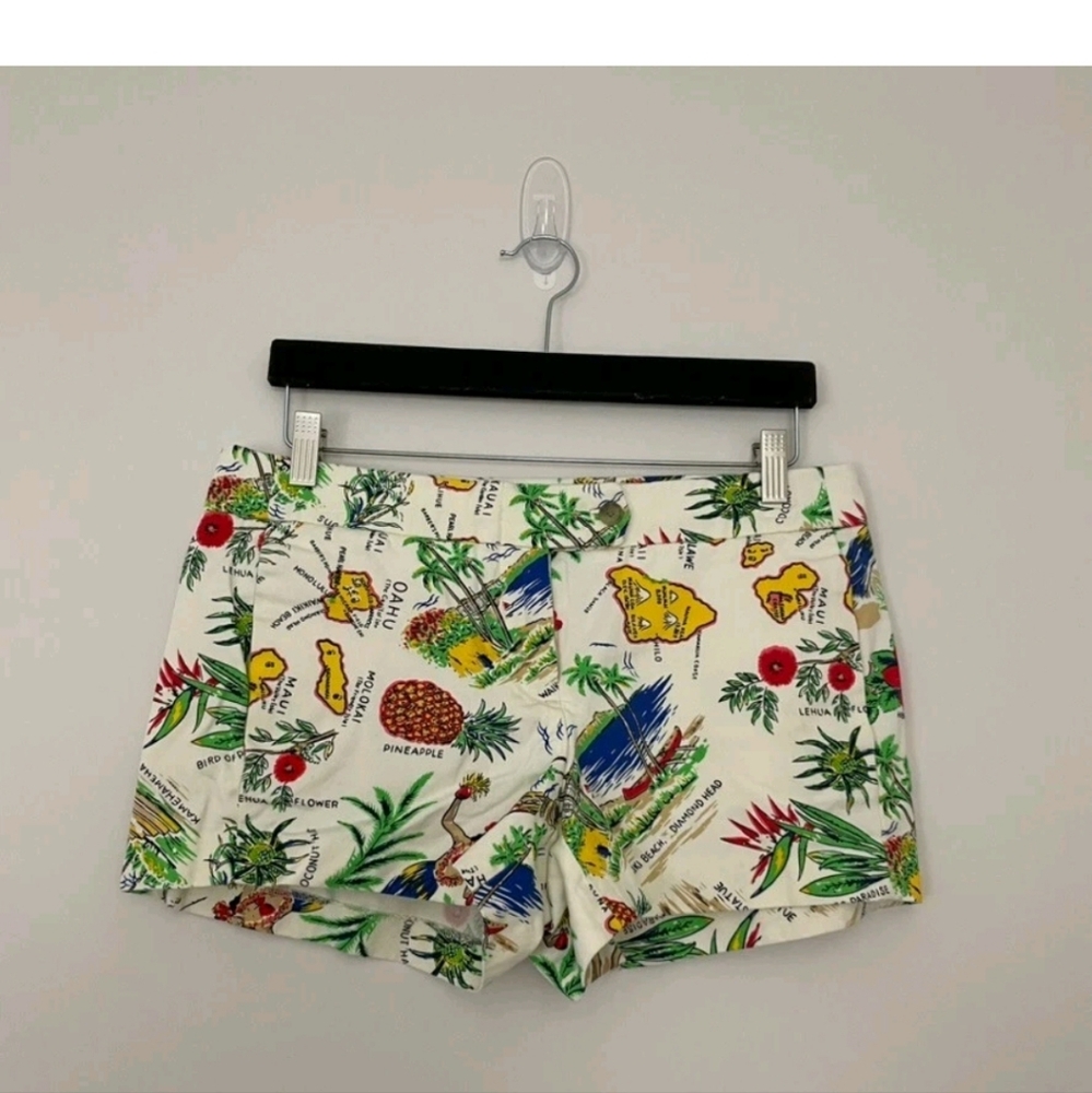 J. Crew Women's Tropical Print Shorts - Multicolor